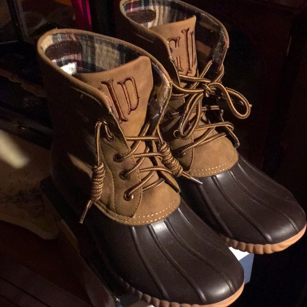 MarleyLilly Monogrammed Duck boots